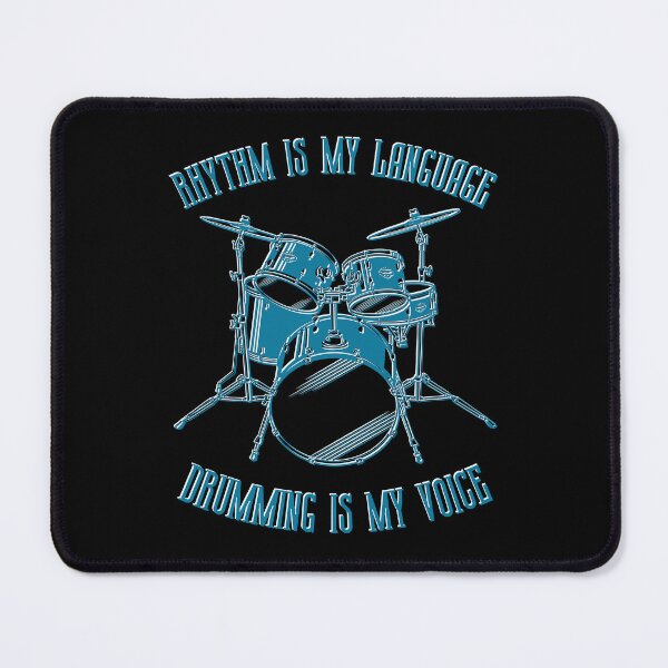 Item preview, Rhythm is my language drumming is my voice designed and sold by Marti t-shirts.