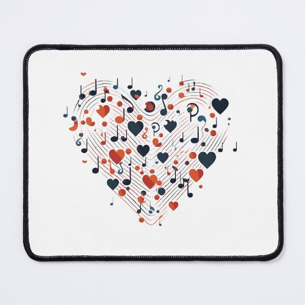 Item preview, Music Note and Heart Combined designed and sold by lessyun.