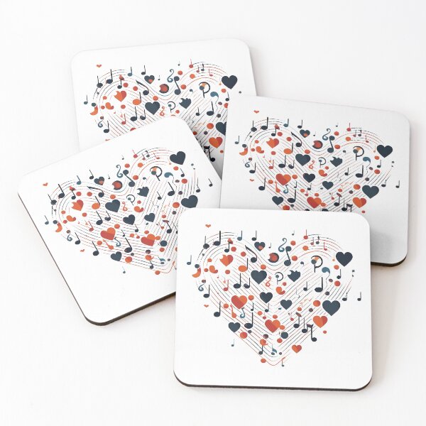 Item preview, Music Note and Heart Combined designed and sold by lessyun.