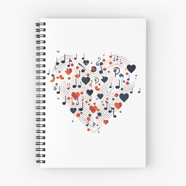 Item preview, Music Note and Heart Combined designed and sold by lessyun.