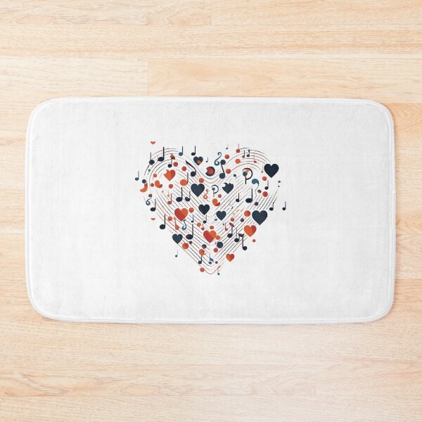 Item preview, Music Note and Heart Combined designed and sold by lessyun.