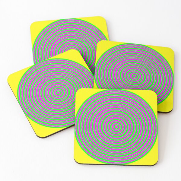 Item preview, Pink and Green Circles  designed and sold by GEOMETRIC ART   .