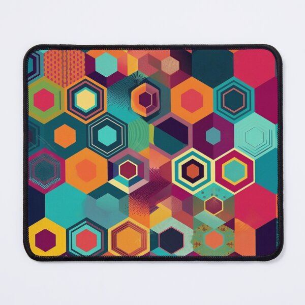 Item preview, Colorful Hexagonal Pattern designed and sold by UlDesigns.