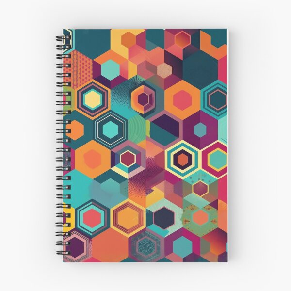 Item preview, Colorful Hexagonal Pattern designed and sold by UlDesigns.