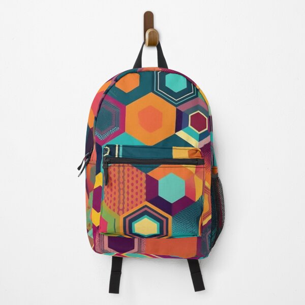 Item preview, Colorful Hexagonal Pattern designed and sold by UlDesigns.