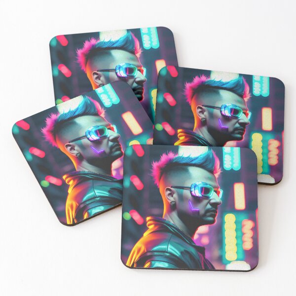 Item preview, Abstract Cyberpunk Man designed and sold by jpvoodoo.
