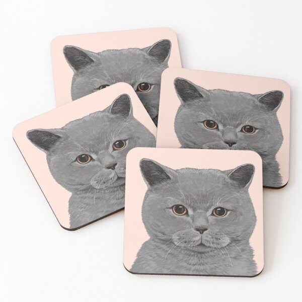 Item preview, British Shorthair Portrait designed and sold by bignosework.