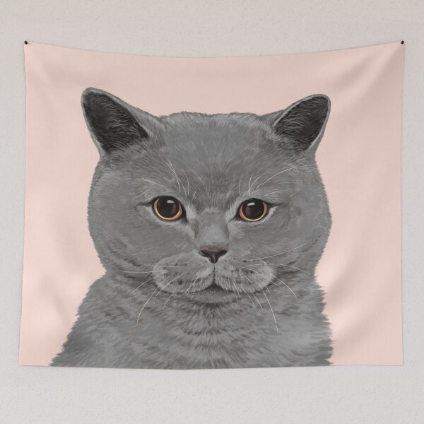 Item preview, British Shorthair Portrait designed and sold by bignosework.