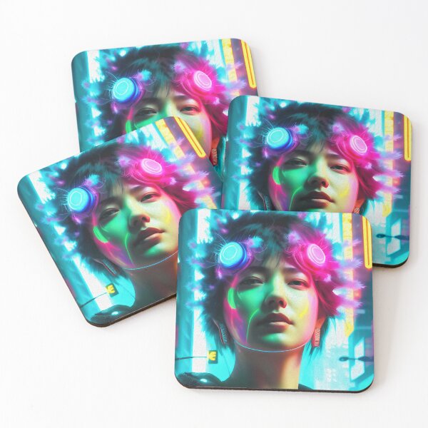 Item preview, Abstract Cyberpunk Girl designed and sold by jpvoodoo.