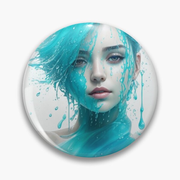 Item preview, Turquoise Water Girl 4 - Cool Art designed and sold by joejiing.