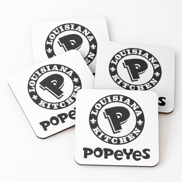 Item preview, best popeyes louisiana kitchen black n white logo177 designed and sold by readjetta1.