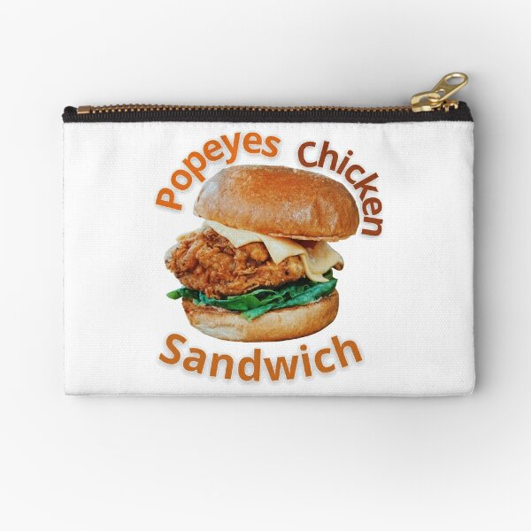 Popeyes Chicken Sandwich Funny Ugly Christmas Sweaters Cute Gift Zip Tote  Bag