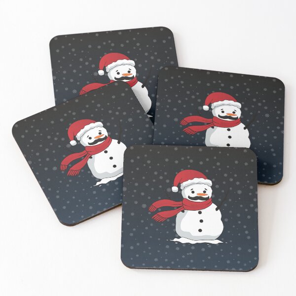 Item preview, Funny snowman with mustache and carrot designed and sold by Donutlovers.