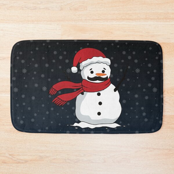 Item preview, Funny snowman with mustache and carrot designed and sold by Donutlovers.