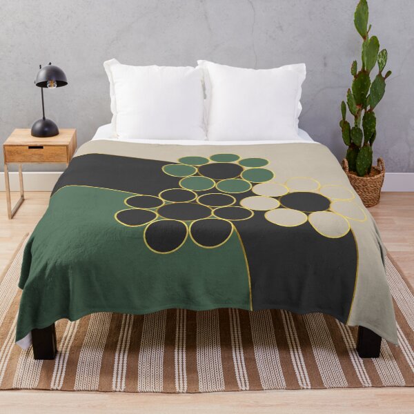 Aperçu de l'œuvre Elegant design, floral, simple, circles, gold lines créée et vendue par Svitac.