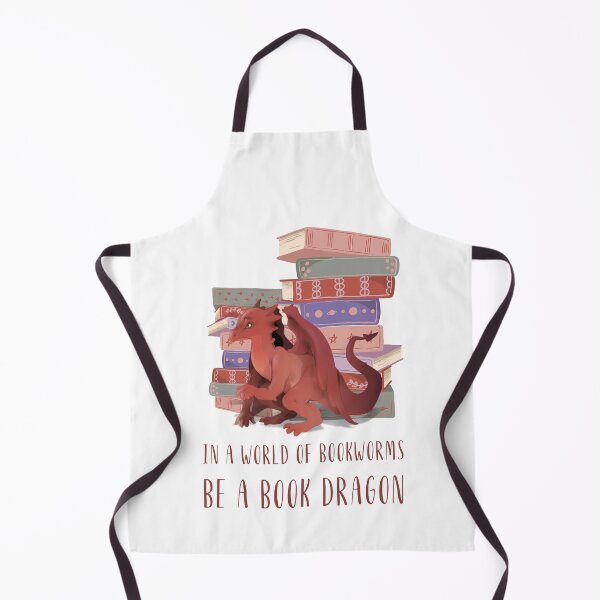 Item preview, In a world of bookworms be a book dragon designed and sold by addict2reading.