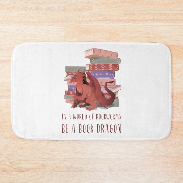 Item preview, In a world of bookworms be a book dragon designed and sold by addict2reading.