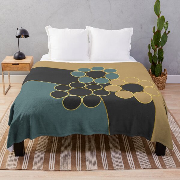 Aperçu de l'œuvre Elegant design, floral, simple, circles, gold lines créée et vendue par Svitac.