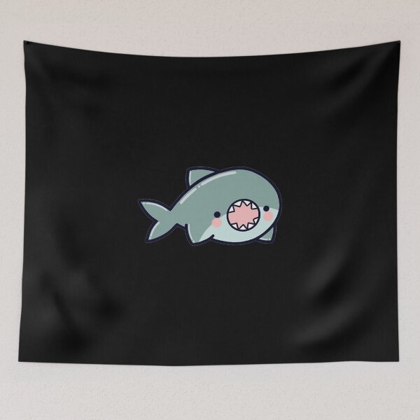 Item preview, Shark Doodle Cartoon manga anime Gift designed and sold by rokimonina.