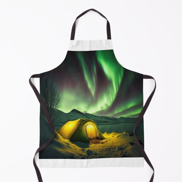 Artikelvorschau, Aurora Borealis Nordlichter/Raumnachthimmel/Planetenlandschaft entworfen und verkauft von aiphotosart.