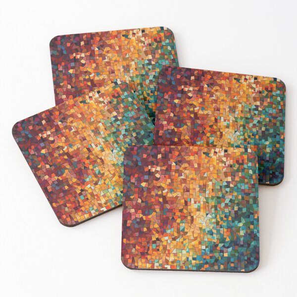 Item preview, Scattered Colored Squares and Triangles designed and sold by UlDesigns.