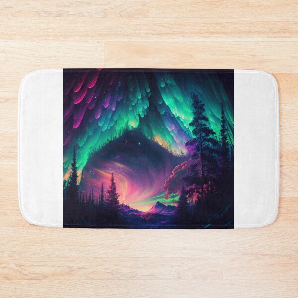 Item preview, Aurora Borealis Northern Lights/Space Night Sky/Planetary Landscape designed and sold by aiphotosart.