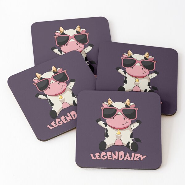 Item preview, Funny legendairy cow with sunglasses designed and sold by Donutlovers.
