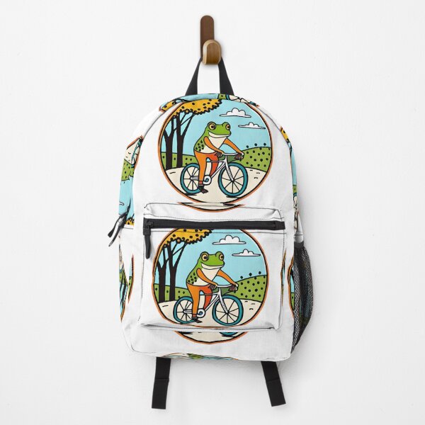 Item preview, Funny frog riding a bike designed and sold by altohero.