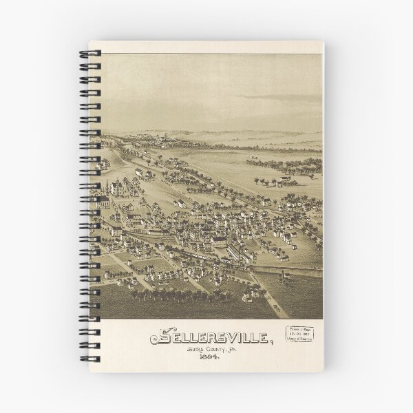 Item preview, Sellersville, Pennsylvania (1894) designed and sold by allhistory.