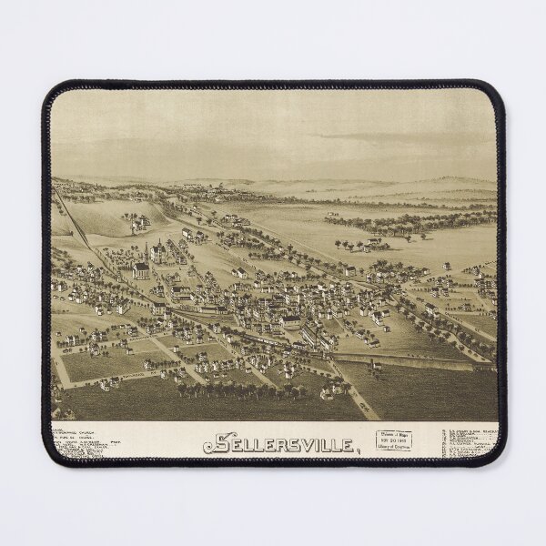 Item preview, Sellersville, Pennsylvania (1894) designed and sold by allhistory.