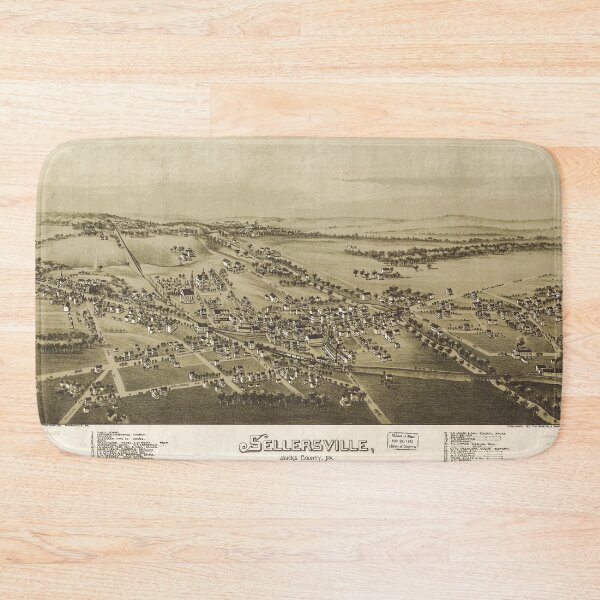 Item preview, Sellersville, Pennsylvania (1894) designed and sold by allhistory.