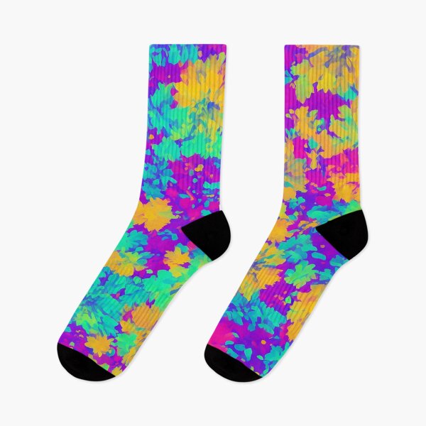 Item preview, Brightly coloured flowers abstract designed and sold by Oleksandr Ivanochko.