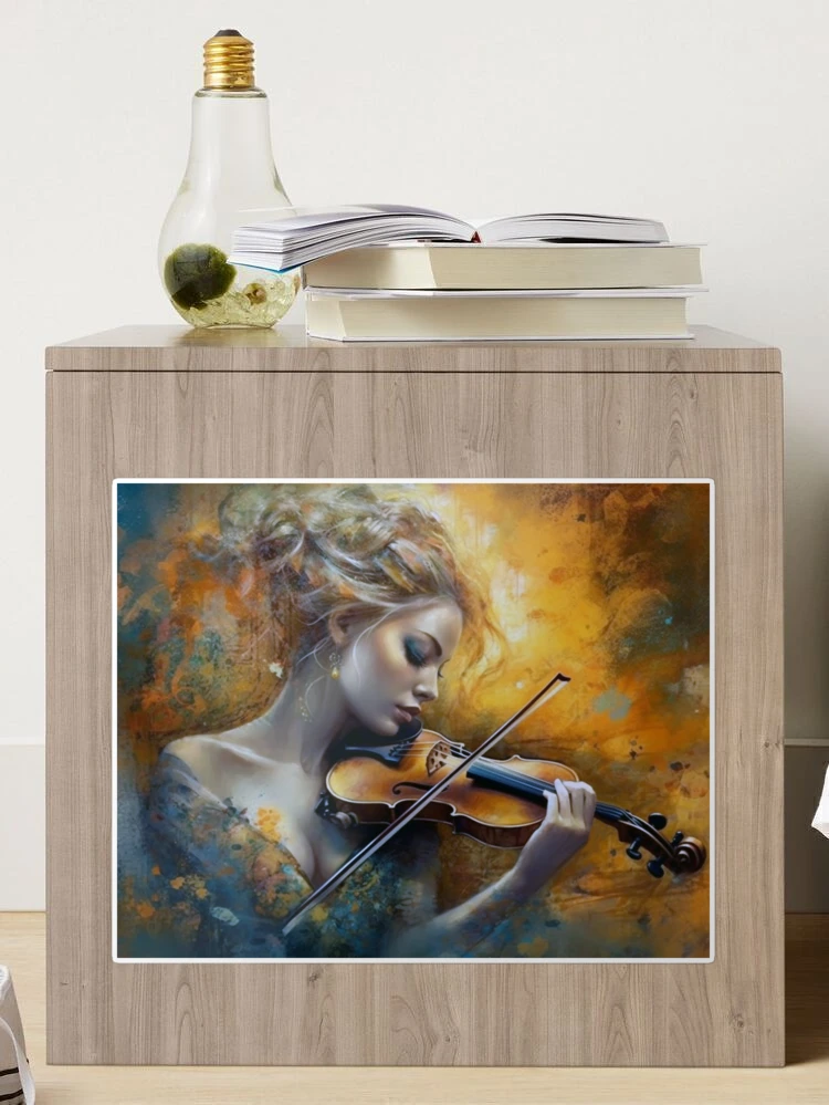 Violin back - Digital Oil Painting Kit - No Frame – Funny Art & Craft