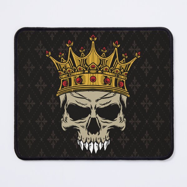 Item preview, Crown skull on a golden pattern designed and sold by Donutlovers.
