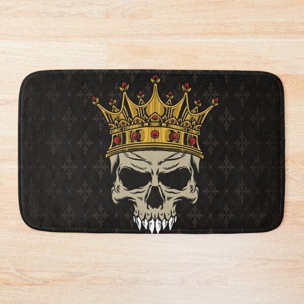 Item preview, Crown skull on a golden pattern designed and sold by Donutlovers.