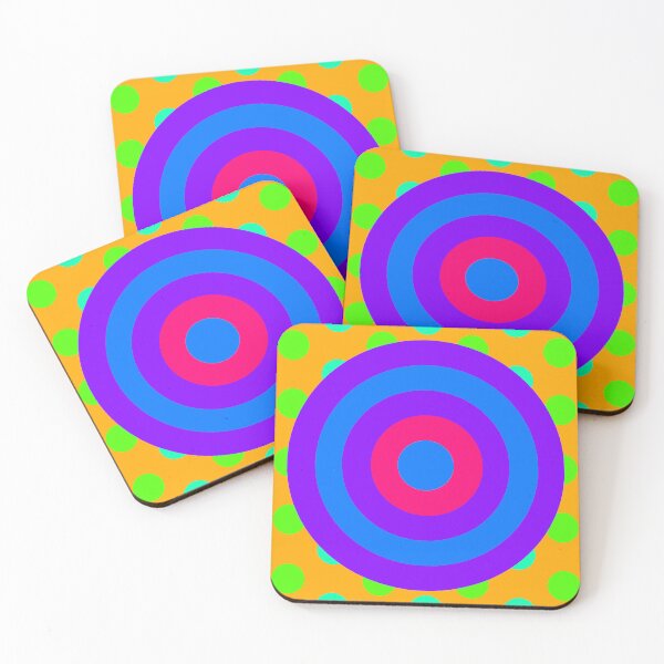 Item preview, Purple Circles on Dots  designed and sold by GEOMETRIC ART   .