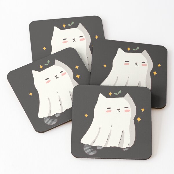 Item preview, Cute ghost cat illustration  designed and sold by Mayarart.