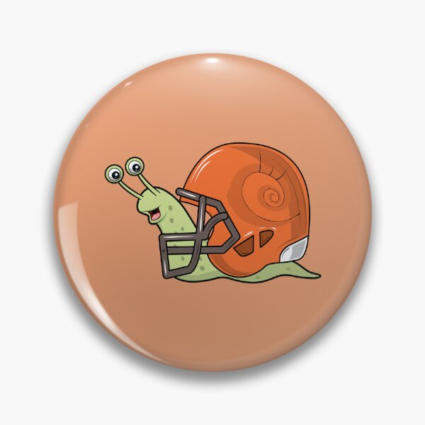 Item preview, Cute snail carrying an american football helmet designed and sold by Donutlovers.