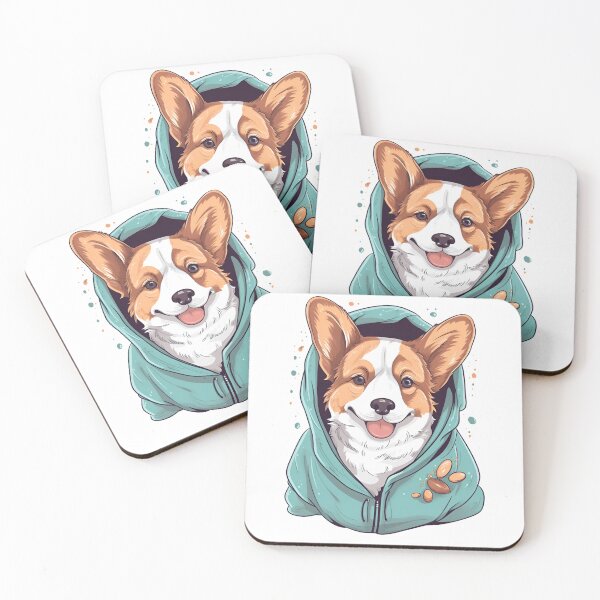 Item preview,  Corgi Dog Wearing Jacket designed and sold by mydoglove.