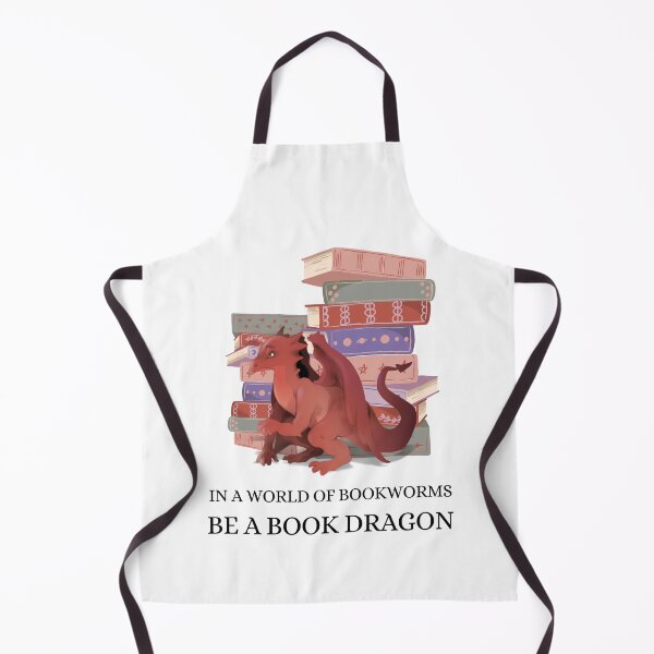 Item preview, In a world of bookworms be a book dragon designed and sold by addict2reading.