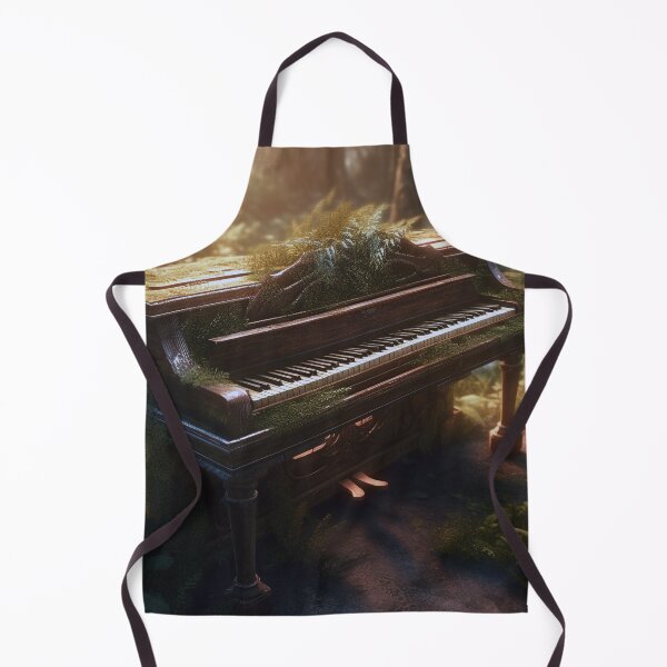 Item preview, "Forest Piano Escape Digital Art, Music Transcending Worlds, Hyper-Realistic Flora, UHD Wall Art, 20""x16"" Print " designed and sold by stateofhuman.
