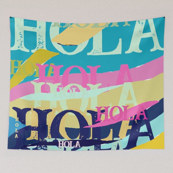 Item preview, Abstract Colorful Hola designed and sold by Cato99.