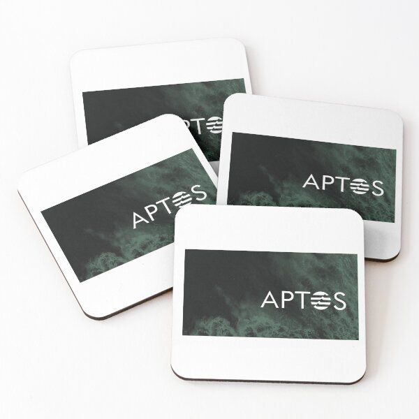 Item preview, Aptos APT Crypto Altcoin - Sea Background Logo Design designed and sold by CryptoMoods.