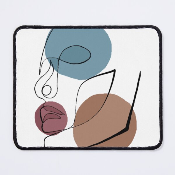 Item preview, Abstract art man face colors designed and sold by Bouanime.