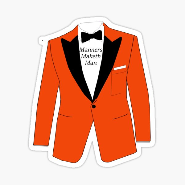 Manners maketh man Sticker
