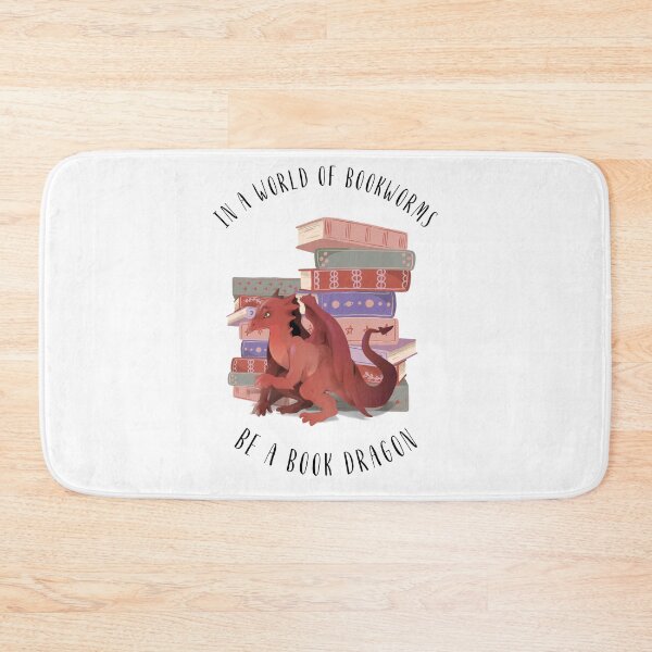 Item preview, In a world of bookworms be a book dragon designed and sold by addict2reading.