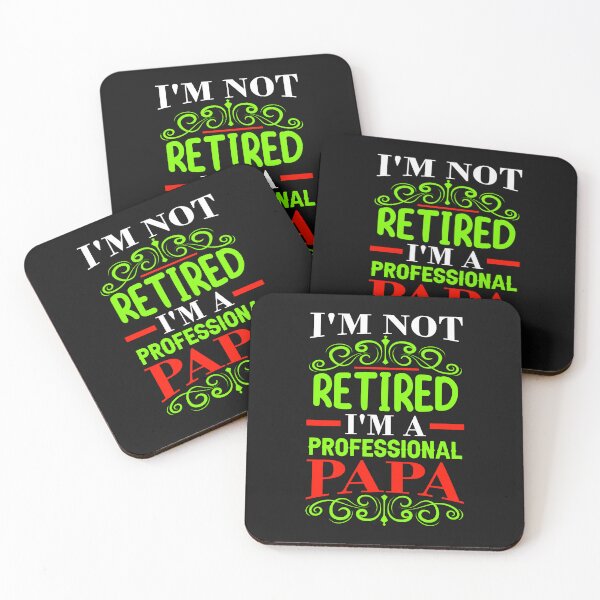 Item preview, Retired I am Professional Papa Fathers day gift  Radium color t shirt designed and sold by Customize Shirts.