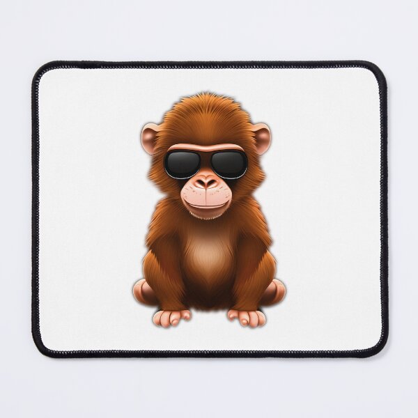 Item preview, Monkey in cartoon style designed and sold by IrinaGuArt.