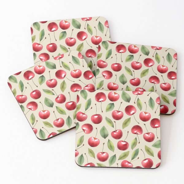 Item preview, Juicy Red Cherry Pattern designed and sold by ArtinDrop.