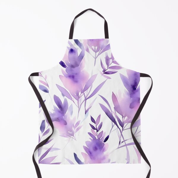 Item preview, Blissful Light Purple Lavender Flowers Watercolor Floral Patterns designed and sold by Wonder Of Light.